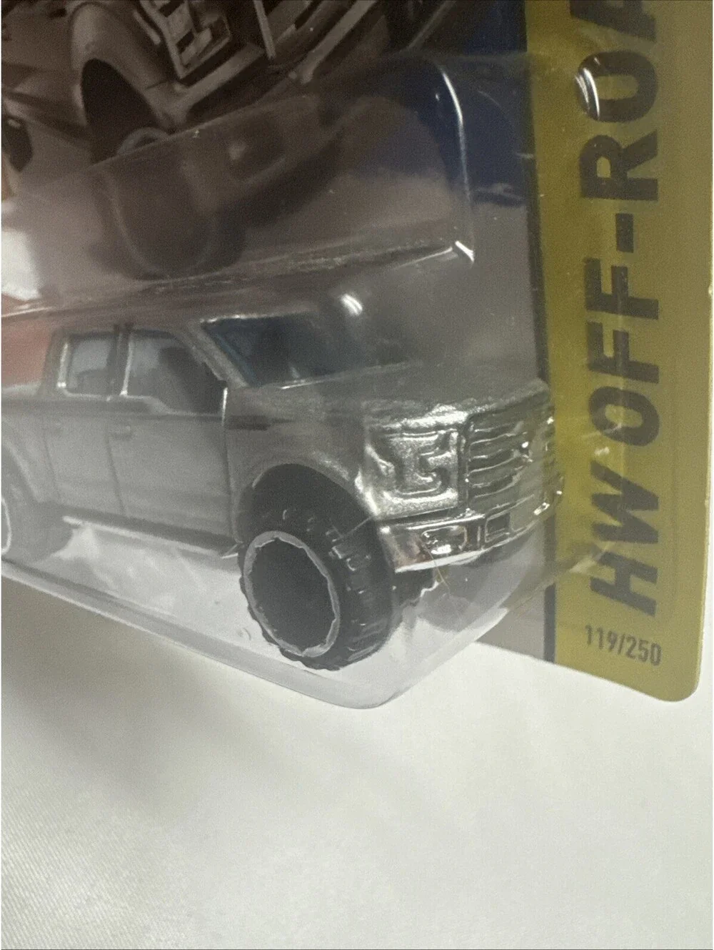 Hot Wheels Silver '15 Ford F-150 Pickup Truck 119/250 2015 HW Off-Road Road